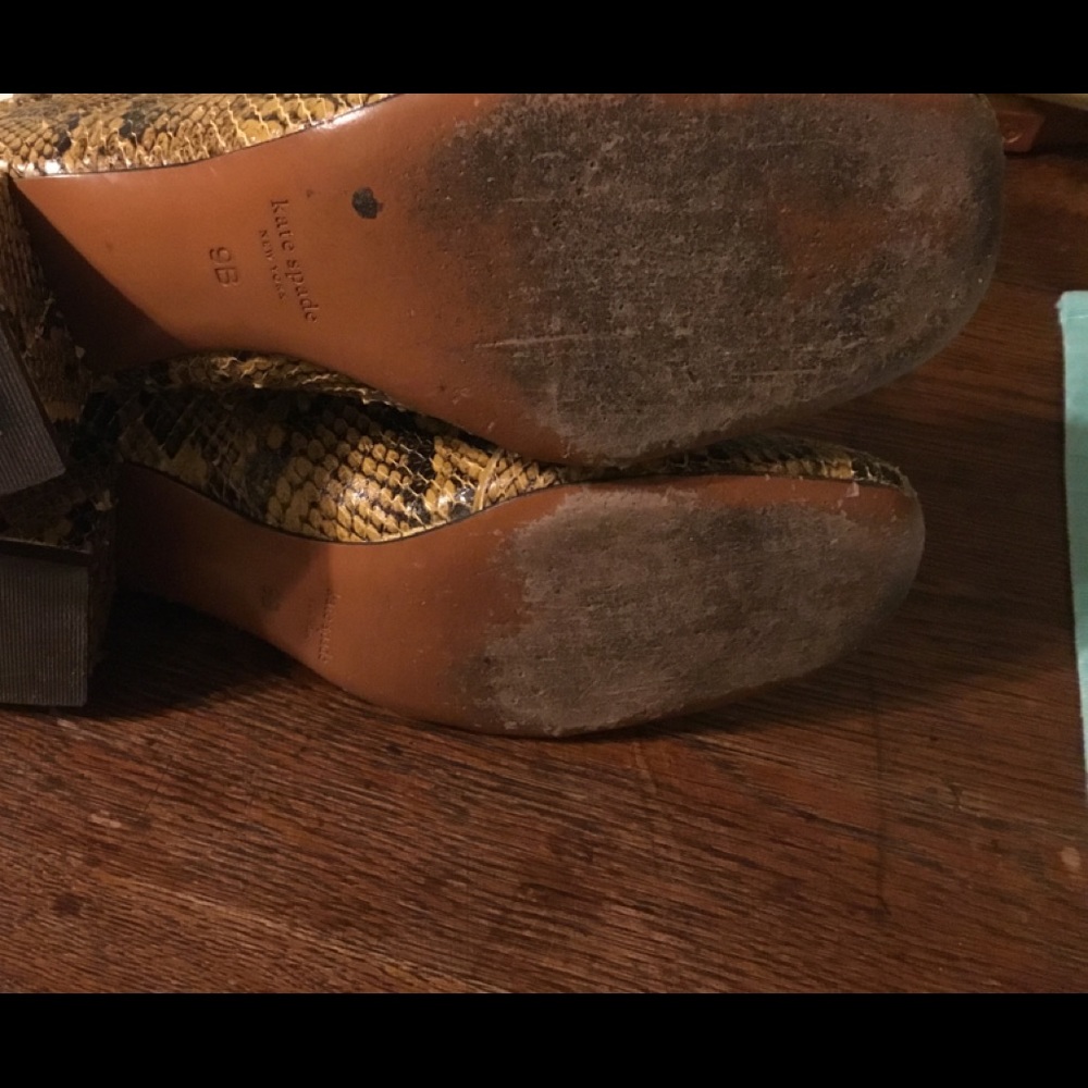 Kate Spade Python Boots 9 But Fit 8.5 Last Chance - image 7